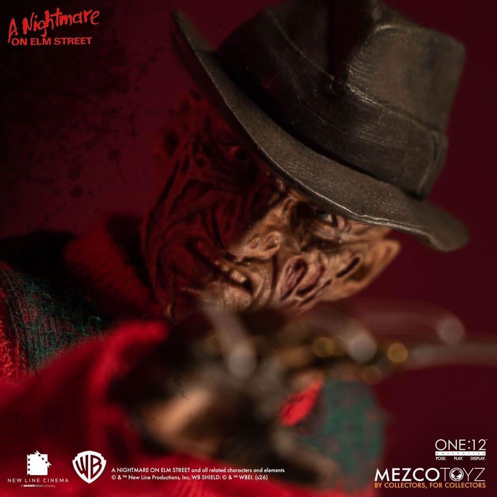 Pesadilla en Elm Street Figura 1/12 Freddy Krueger 17 cm