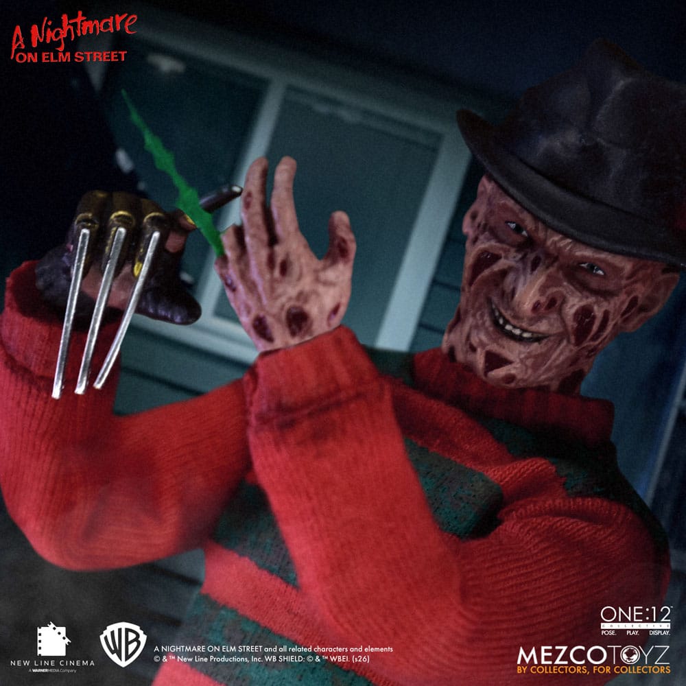 Pesadilla en Elm Street Figura 1/12 Freddy Krueger 17 cm