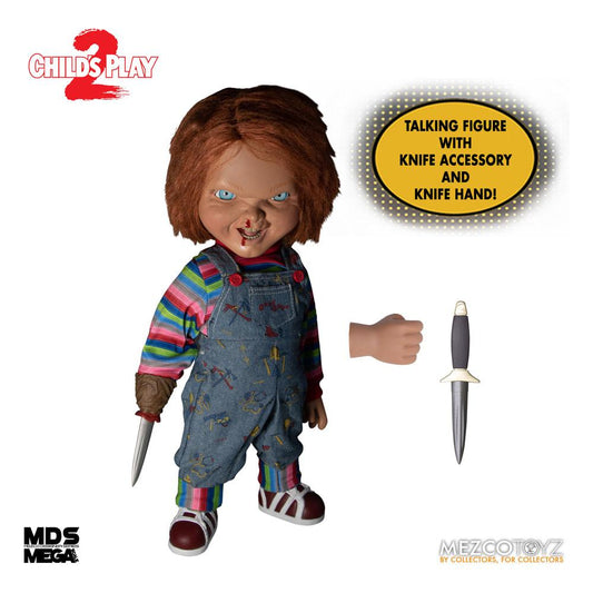 Chucky el muñeco diabólico 2 Muñeca Parlante Designer Series Menacing Chucky 38 cm