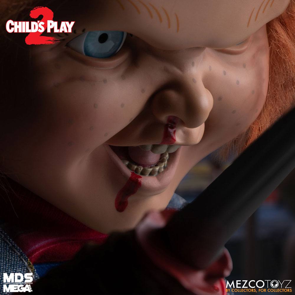 Chucky el muñeco diabólico 2 Muñeca Parlante Designer Series Menacing Chucky 38 cm