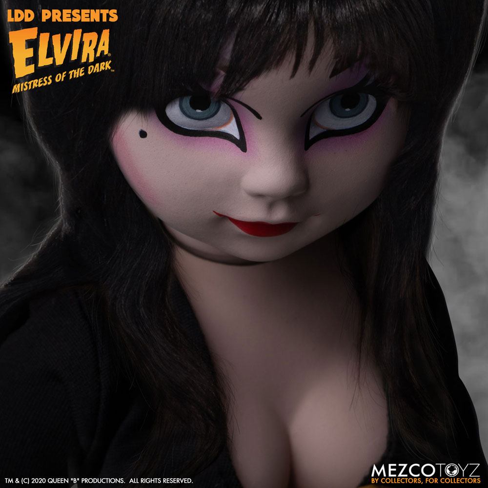 Elvira Mistress of the Dark Living Dead Dolls Muñeco Elvira 25 cm