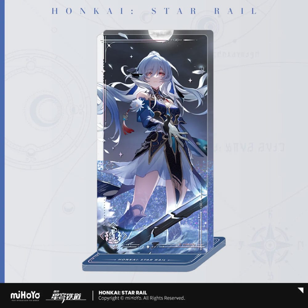 Honkai: Star Rail Adorno acrílico con purpurina Jingliu I shall be my own Sowrd 15 cm - Z POP Toys