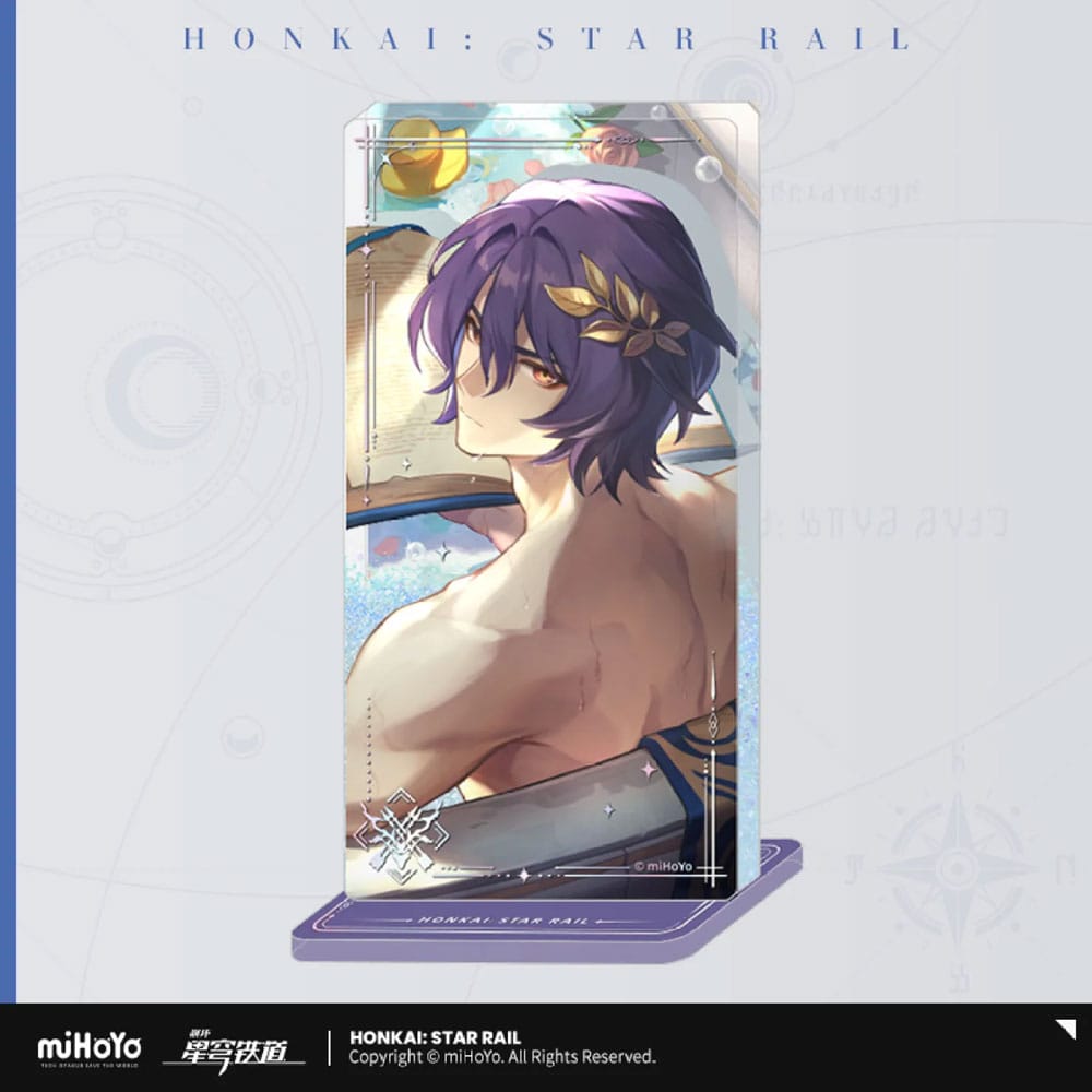 Honkai: Star Rail Adorno acrílico con purpurina Dr. Ratio Baptism of Pure Thought 15 cm - Z POP Toys