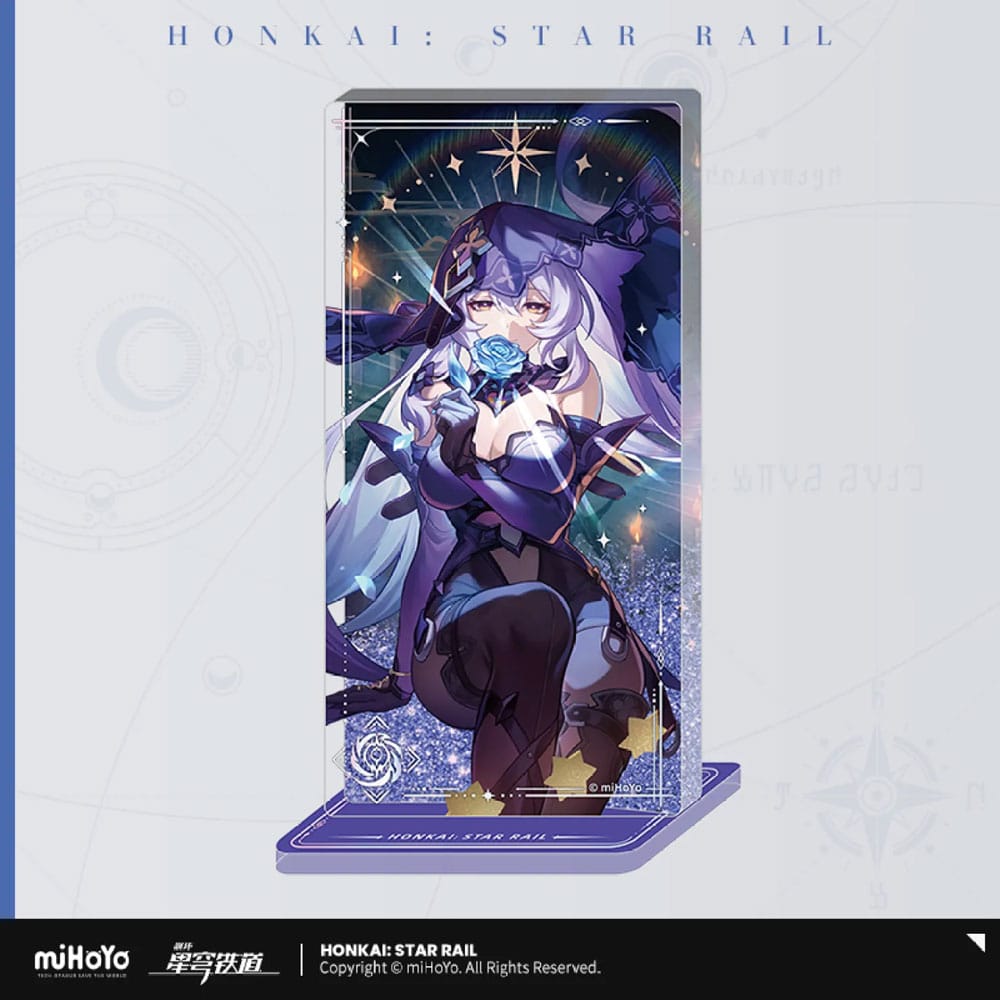 Honkai: Star Rail Adorno acrílico con purpurina Black Swan Reforged Remembrance 15 cm - Z POP Toys