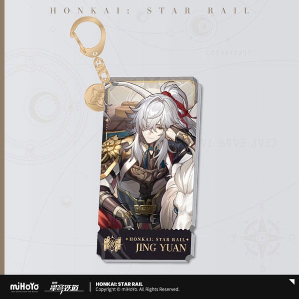 Honkai: Star Rail Character Llavero Jing Yuan 9 cm - Z POP Toys