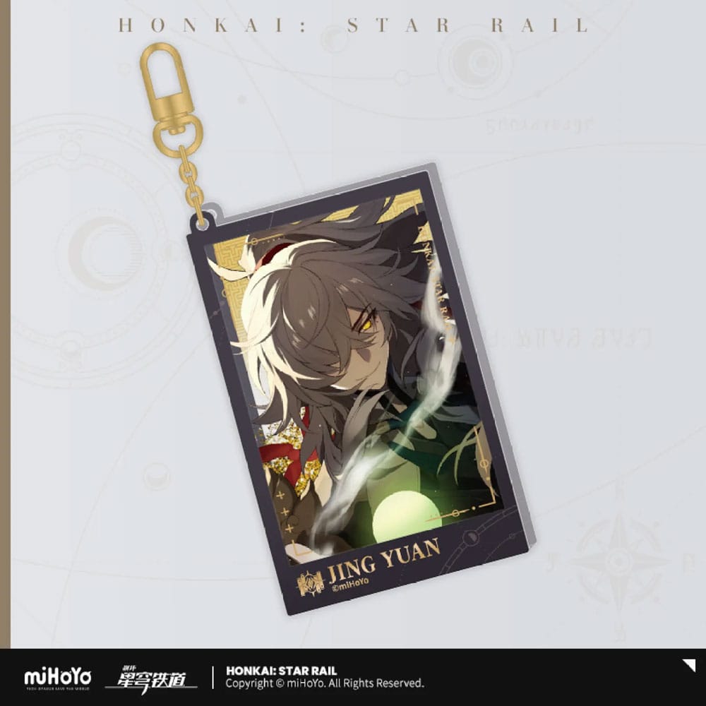Honkai: Star Rail Llavero Countdown Departure Series Jing Yuan Glitter 9 cm - Z POP Toys