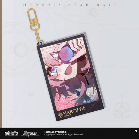 Honkai: Star Rail Llavero Countdown Departure Series March 7th Glitter 9 cm - Z POP Toys