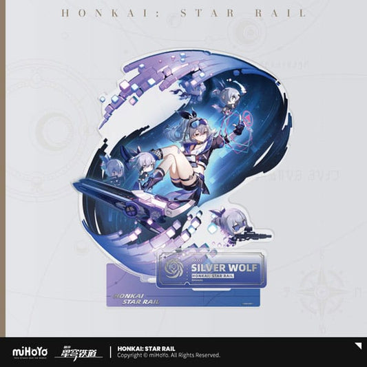 Honkai: Star Rail Figura acrilico Silver Wolf 17 cm