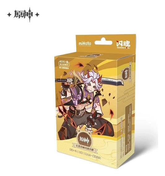Genshin Impact Juego de Cartas Coleccionables Pre-Build Starter Deck 03 Series 03 Arataki Itto *Edición China*