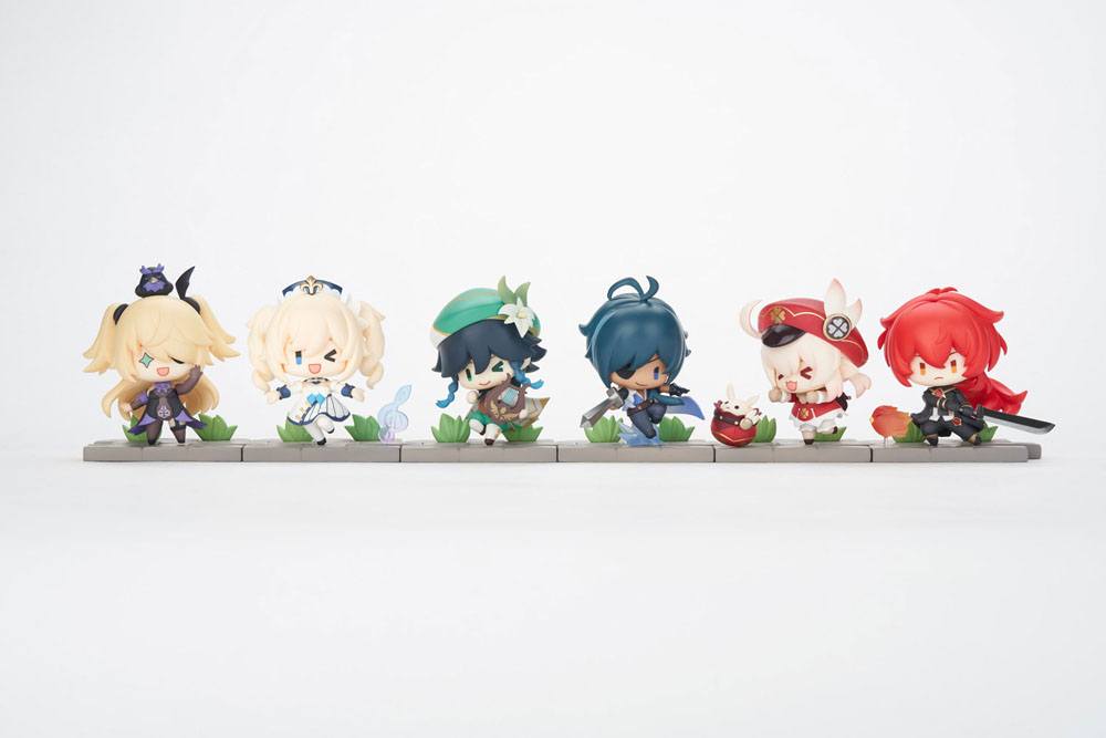 Genshin Impact Battle Scene Series Pack de 6 Figuras Mondstadt Edition 5 cm