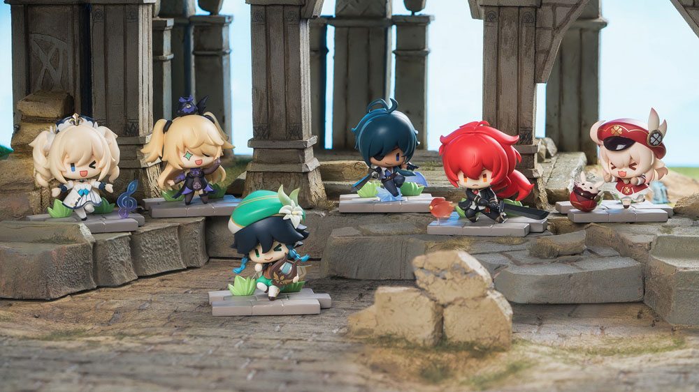 Genshin Impact Battle Scene Series Pack de 6 Figuras Mondstadt Edition 5 cm