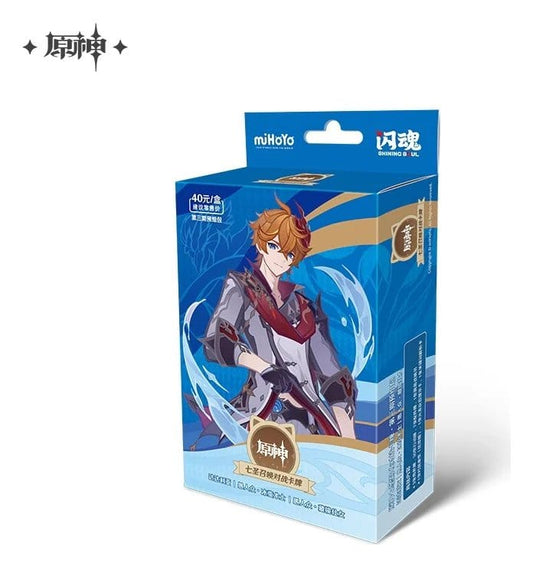 Genshin Impact Juego de Cartas Coleccionables Pre-Build Starter Deck 02 Series 03 Tartaglia *Edición China*