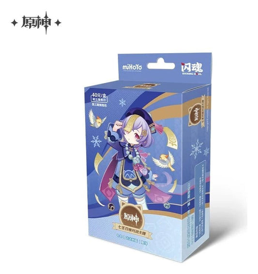 Genshin Impact Juego de Cartas Coleccionables Pre-Build Starter Deck 04 Series 03 Qiqi *Edición China*