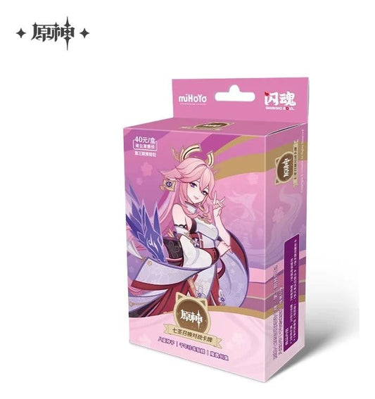 Genshin Impact Juego de Cartas Coleccionables Pre-Build Starter Deck 05 Series 03 Yae Miko *Edición China*