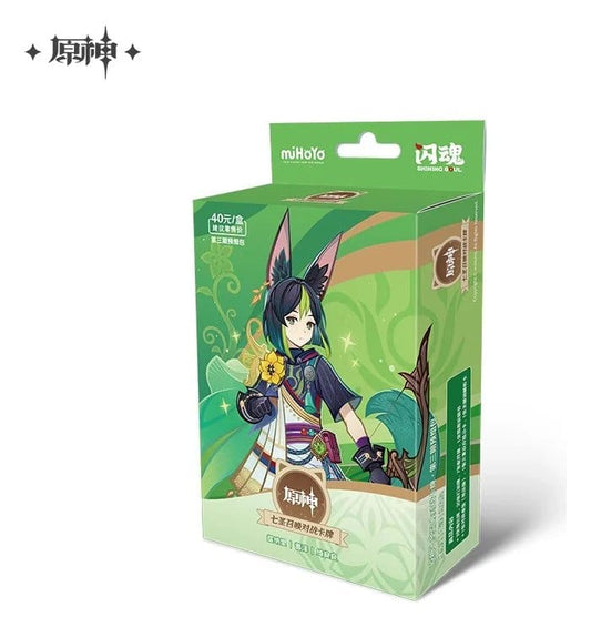 Genshin Impact Juego de Cartas Coleccionables Pre-Build Starter Deck 06 Series 03 Tighnari *Edición China*