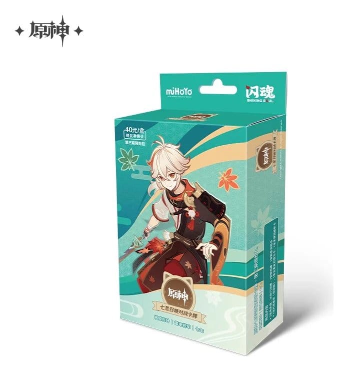 Genshin Impact Juego de Cartas Coleccionables Series 03 Pre-Build Starter Deck 07 Kaedehara Kazuha *Edición China*