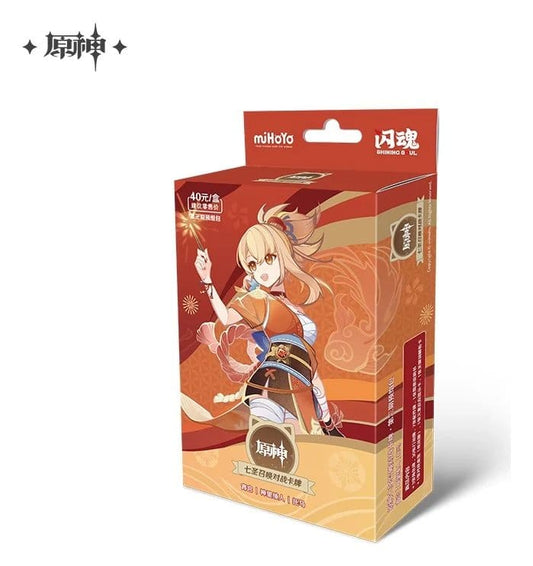 Genshin Impact Juego de Cartas Coleccionables Pre-Build Starter Deck 08 Series 03 Yoimiya *Edición China*