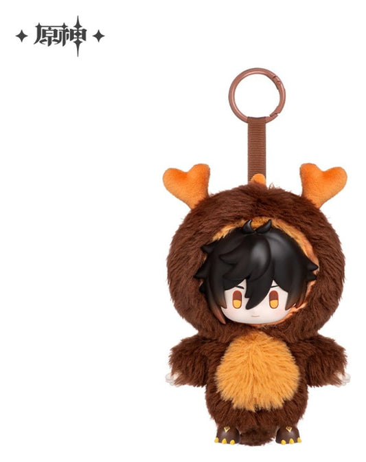 Genshin Impact Llavero Peluche de Vinilo Winter Nesting Series Zhongli 15 cm