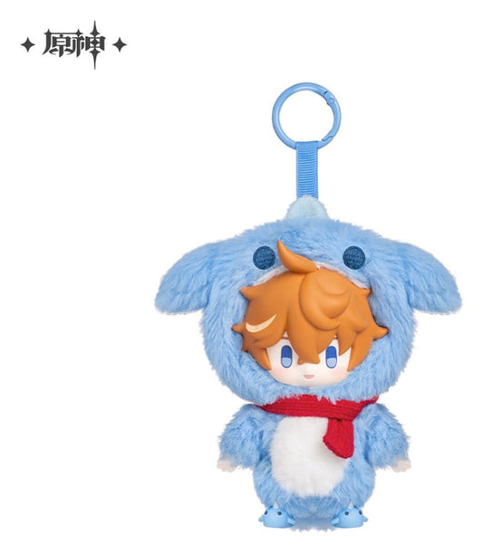Genshin Impact Llavero Peluche de Vinilo Winter Nesting Series Tartaglia 15 cm