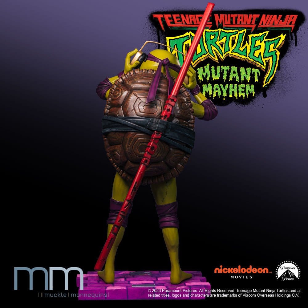 Tortugas Ninja: Caos mutante Estatua tamaño real Donatello 170 cm