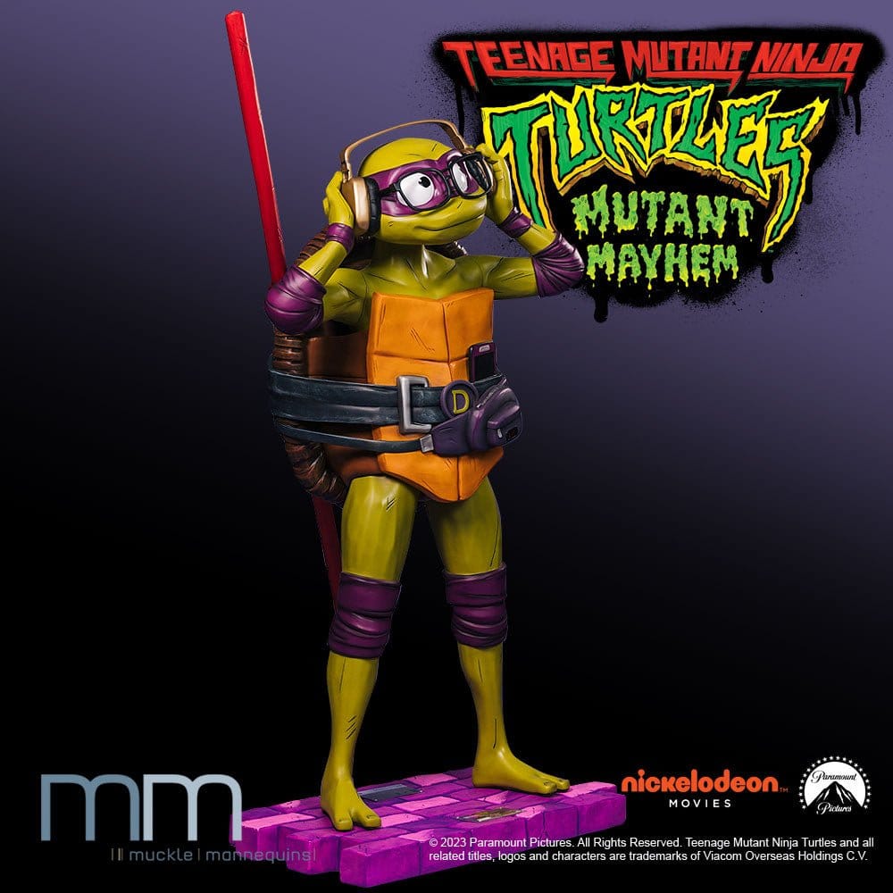 Tortugas Ninja: Caos mutante Estatua tamaño real Donatello 170 cm