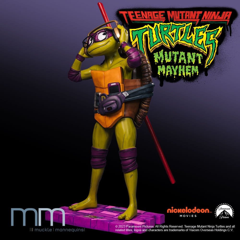Tortugas Ninja: Caos mutante Estatua tamaño real Donatello 170 cm