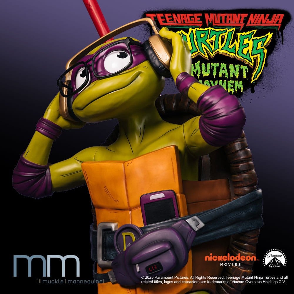 Tortugas Ninja: Caos mutante Estatua tamaño real Donatello 170 cm