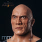 Black Adam Busto tamaño real Cabeza de Silicona