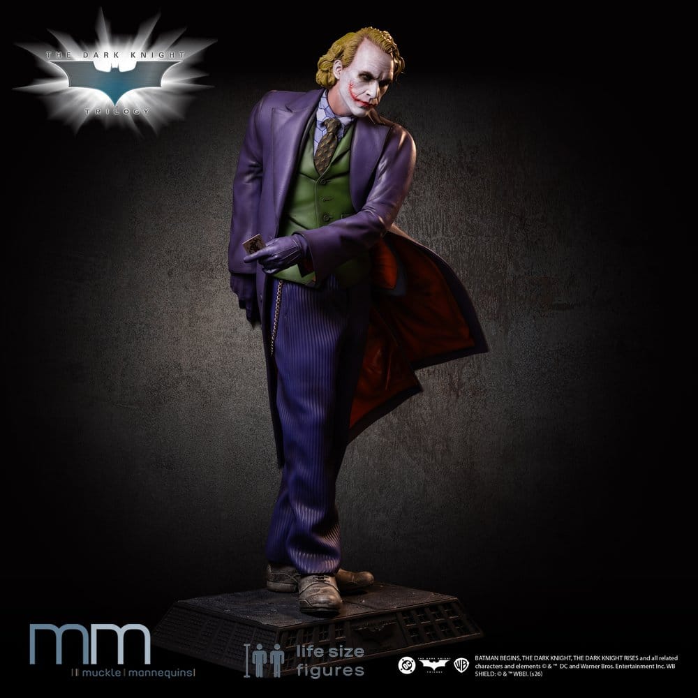 Batman The Dark Knight Estatua tamaño real Joker 200 cm