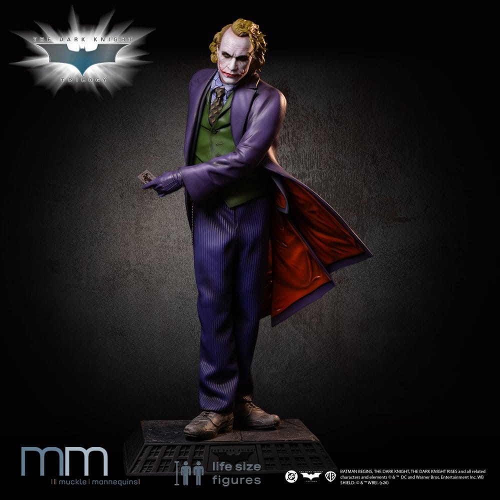Batman The Dark Knight Estatua tamaño real Joker 200 cm