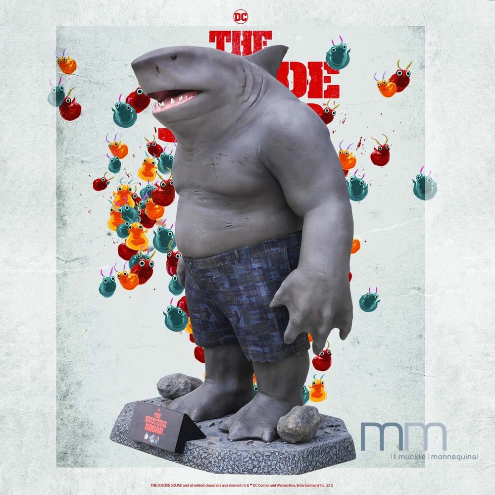 Suicide Squad Estatua tamaño real King Shark 193 cm