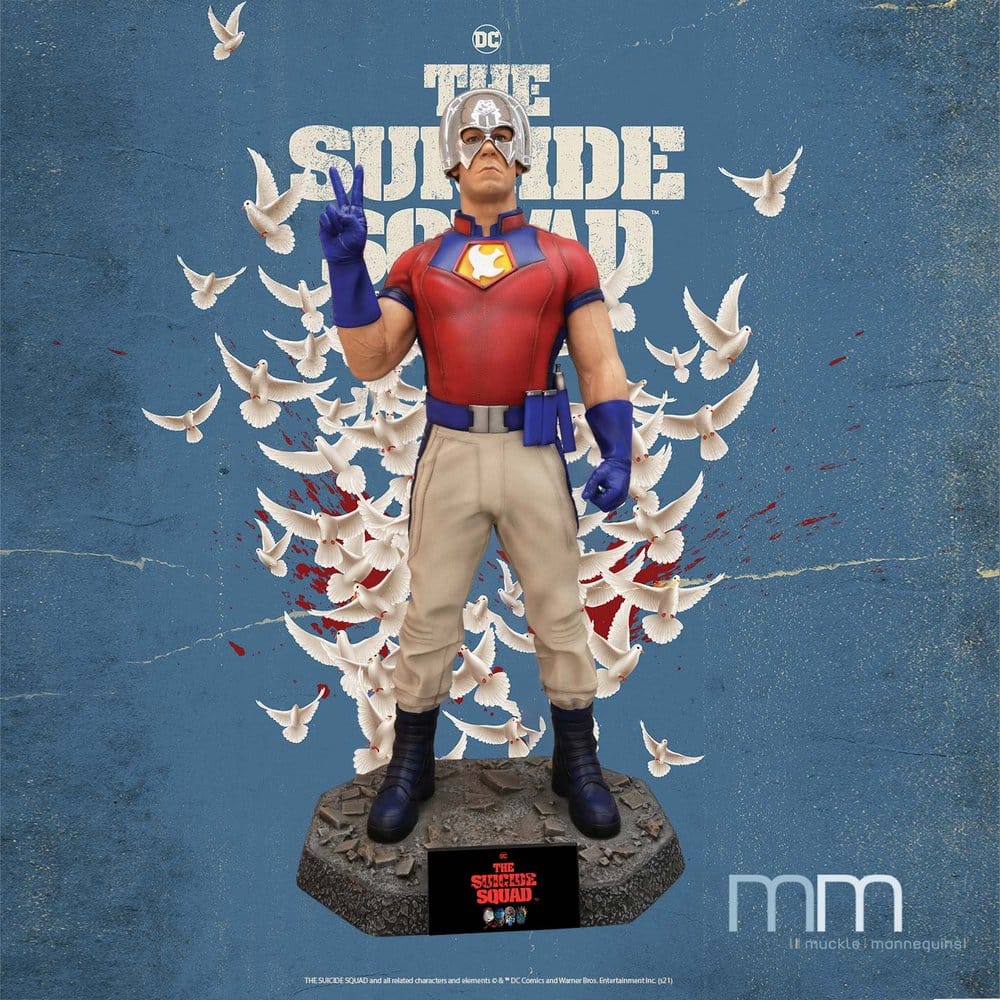 Suicide Squad Estatua tamaño real Peacemaker 205 cm