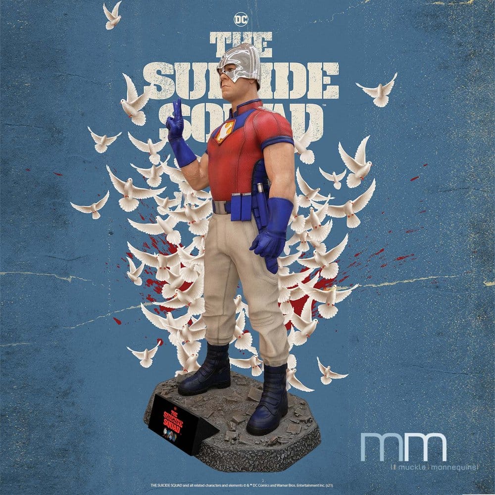 Suicide Squad Estatua tamaño real Peacemaker 205 cm