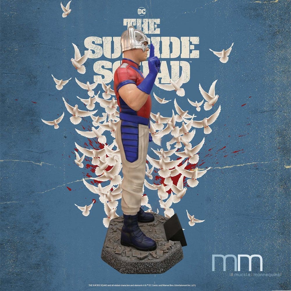 Suicide Squad Estatua tamaño real Peacemaker 205 cm