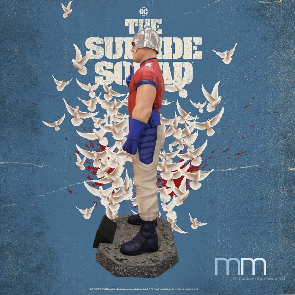 Suicide Squad Estatua tamaño real Peacemaker 205 cm