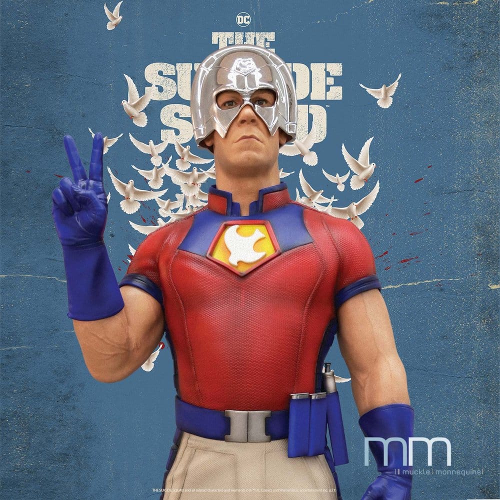 Suicide Squad Estatua tamaño real Peacemaker 205 cm