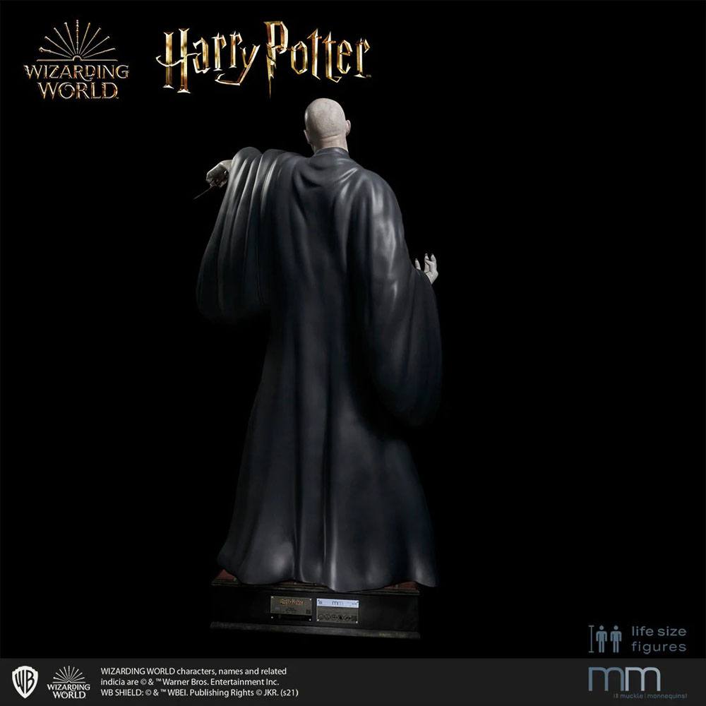 Harry Potter y las reliquias de la Muerte Estatua tamaño real Voldemort 211 cm