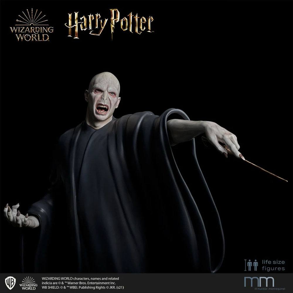 Harry Potter y las reliquias de la Muerte Estatua tamaño real Voldemort 211 cm