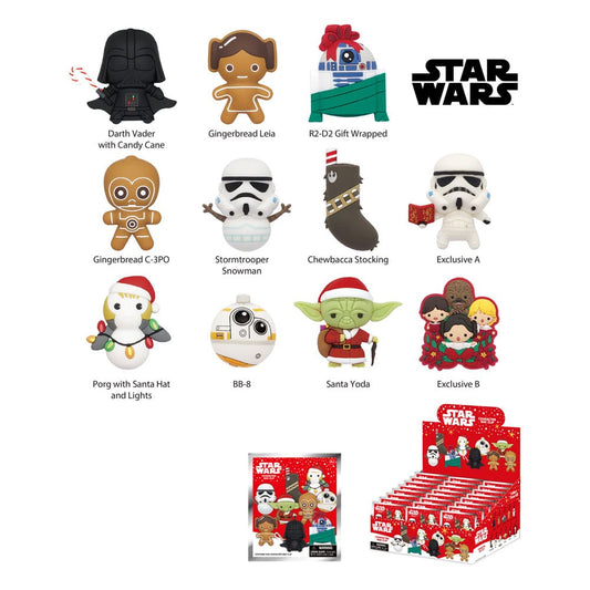 Star Wars Colgantes PVC 3D Star Wars Christmas Series 1 Expositor (24)