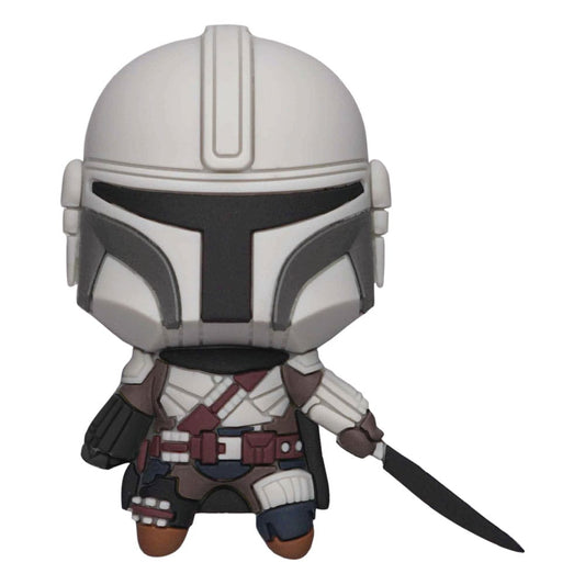 Star Wars The Mandalorian Imán 3D Mando with Darksaber