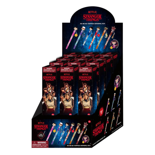 Stranger Things Bolígrafo 3D Head Topper Spinning Pen - Z POP Toys