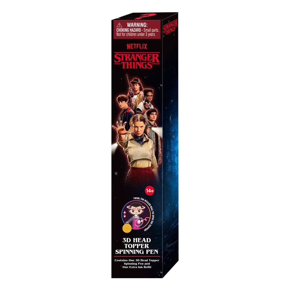 Stranger Things Bolígrafo 3D Head Topper Spinning Pen - Z POP Toys