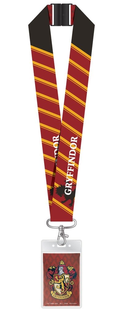 Harry Potter Cordón de lujo con tarjetero Gryffindor