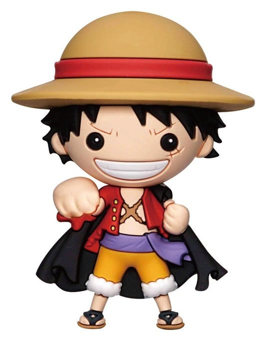 One Piece Imán de Espuma 3D Luffy with Cape