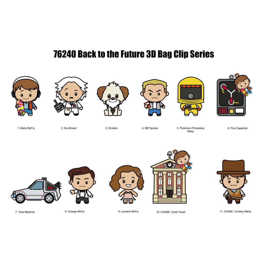 Regreso al Futuro Colgantes PVC 3D 40th Anniversary Series 1 (24) - Z POP Toys