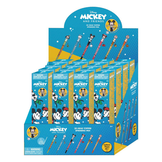 Micky and Friends Bolígrafo 3D Head Topper Spinning Pen