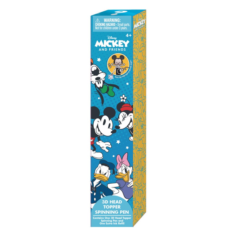 Micky and Friends Bolígrafo 3D Head Topper Spinning Pen
