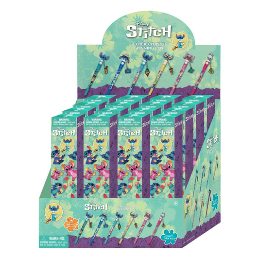 La película de Stitch Stitch 3D Head Topper Spinning Pen - Z POP Toys