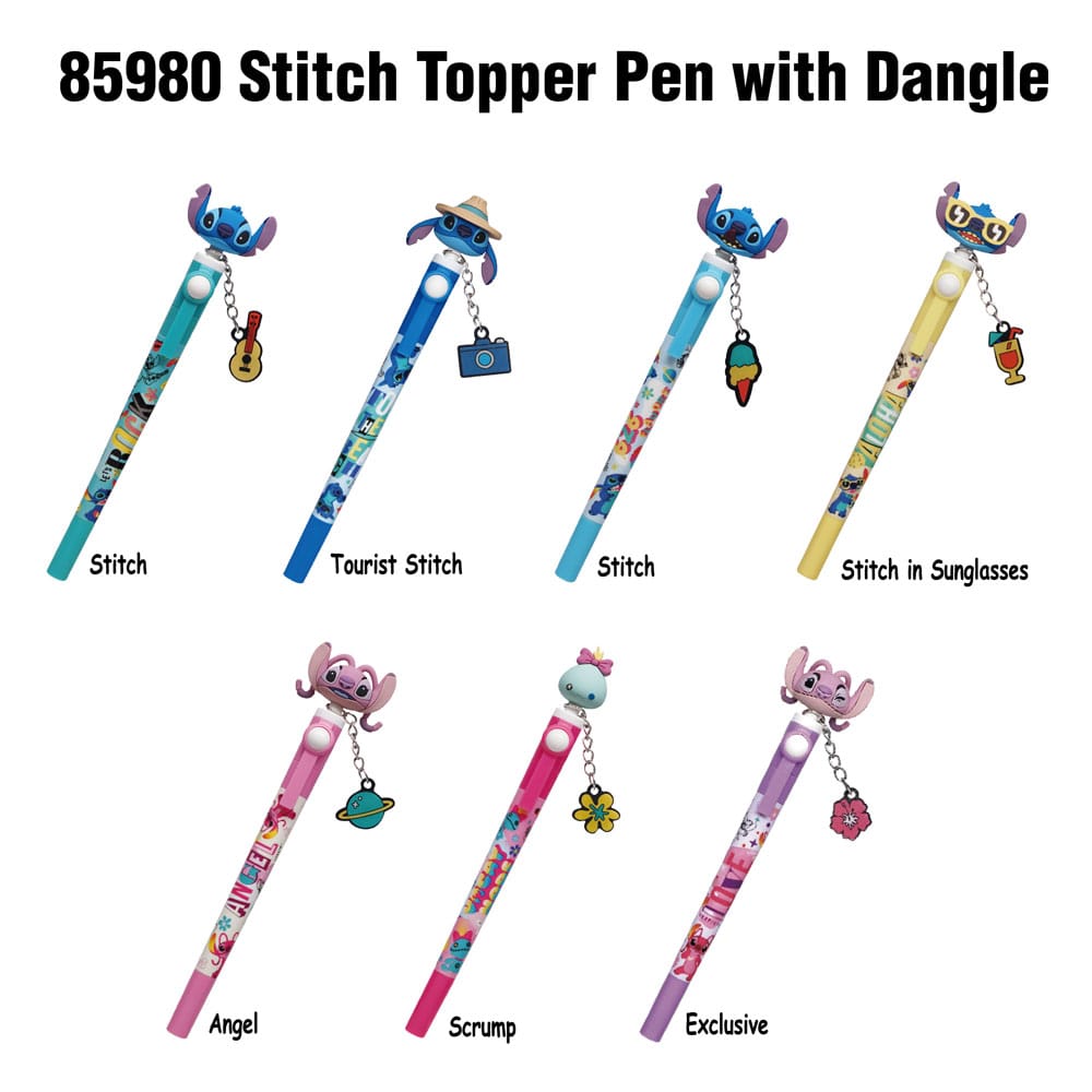 La película de Stitch Stitch 3D Head Topper Spinning Pen - Z POP Toys