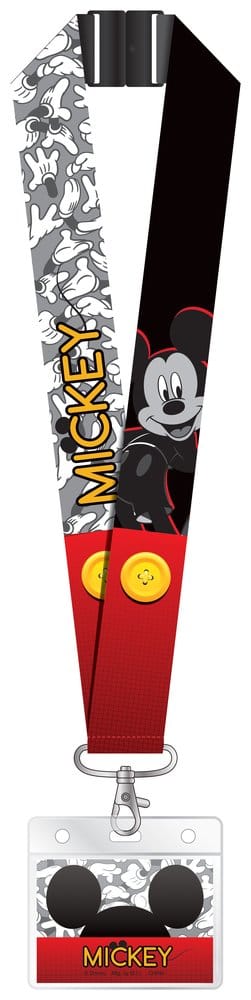 Mickey Mouse Cordón de lujo con tarjetero Mickey - Z POP Toys
